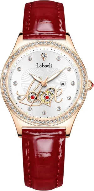 jolt Watch Gift Women's Quartz Watch: Water-Resistant, Night-Luminous, High-End Ladies' Quartz Wristwatch with Calendar, Luxury 