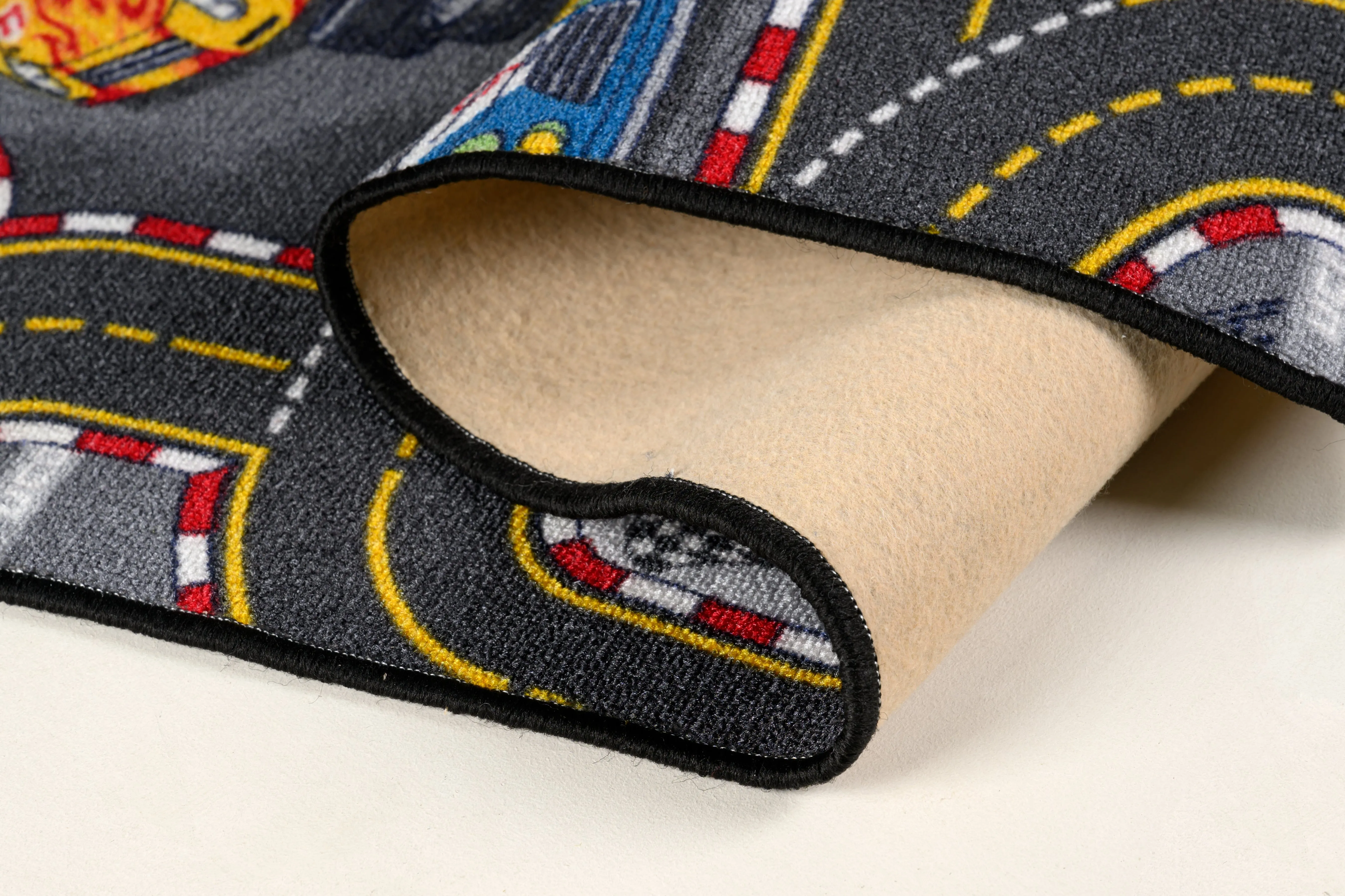 Kids Playmat Rug Racers