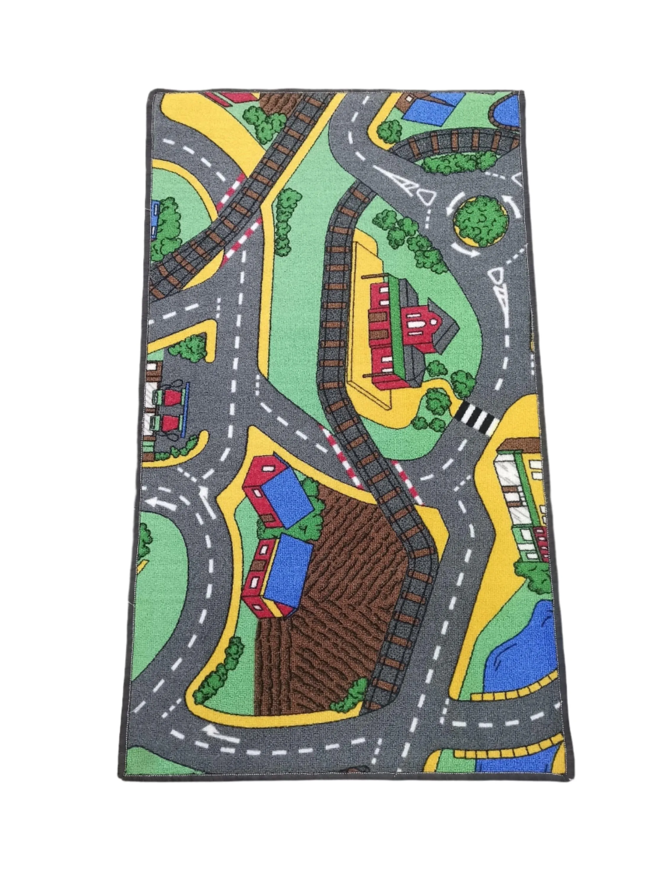 Kids Playmat Rug Racing