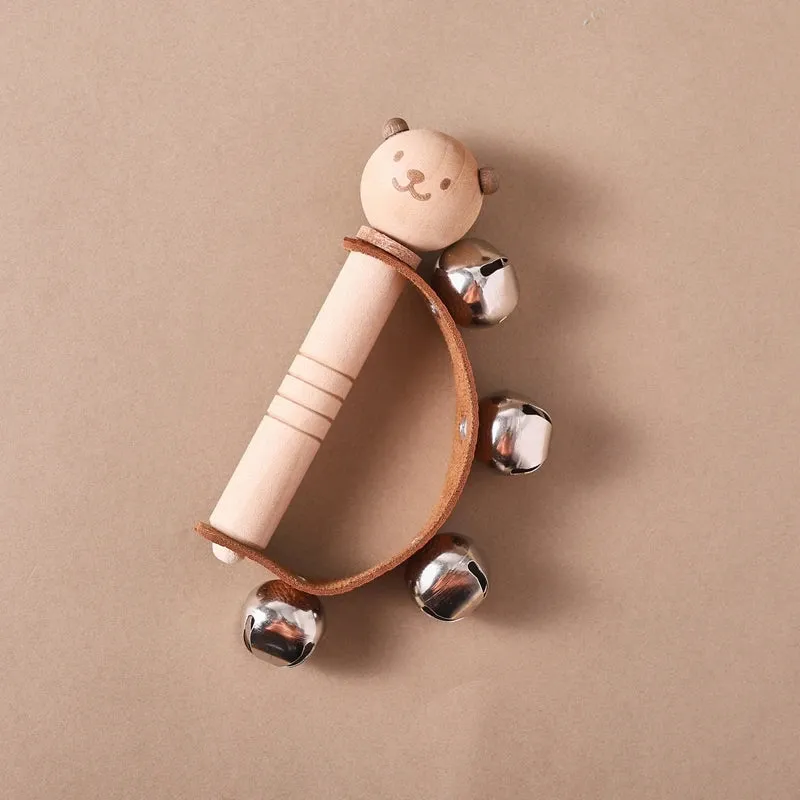 Kids Wooden Montessori Toys Musical Instruments Rattle Bell Drum Xylophone Percussion for Baby Early Educational Instruments Toy