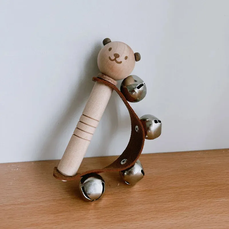 Kids Wooden Montessori Toys Musical Instruments Rattle Bell Drum Xylophone Percussion for Baby Early Educational Instruments Toy