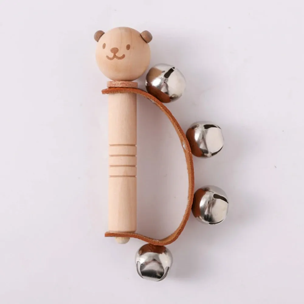 Kids Wooden Montessori Toys Musical Instruments Rattle Bell Drum Xylophone Percussion for Baby Early Educational Instruments Toy
