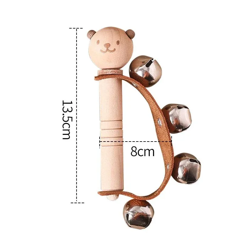 Kids Wooden Montessori Toys Musical Instruments Rattle Bell Drum Xylophone Percussion for Baby Early Educational Instruments Toy