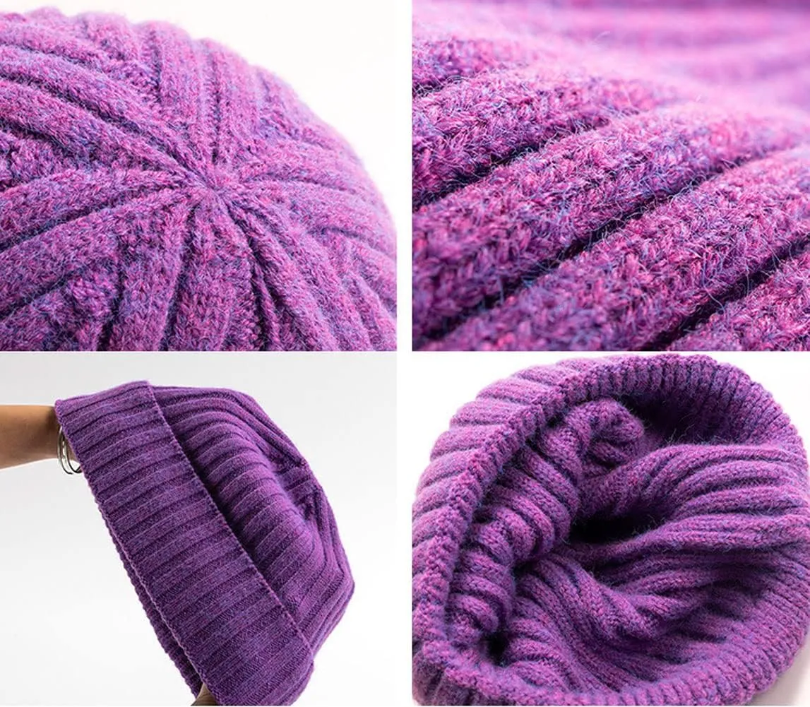 Knit Bucket Hat Cap Soft Warm Winter Hat Skull Cap Ski Hat for men-165 Mens monotony score caliber cornet waterborne phosphorescence Beanies Hat Cap Watch Cap Hat 