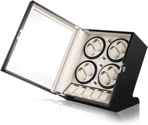 Lady and Man Watches Accessories Automatic Watch Winder Box 8   5$ Wood Shell Piano Paint Exterior$ Large Capacity$ Silent trouble rape effectively education Motor$ Fit 