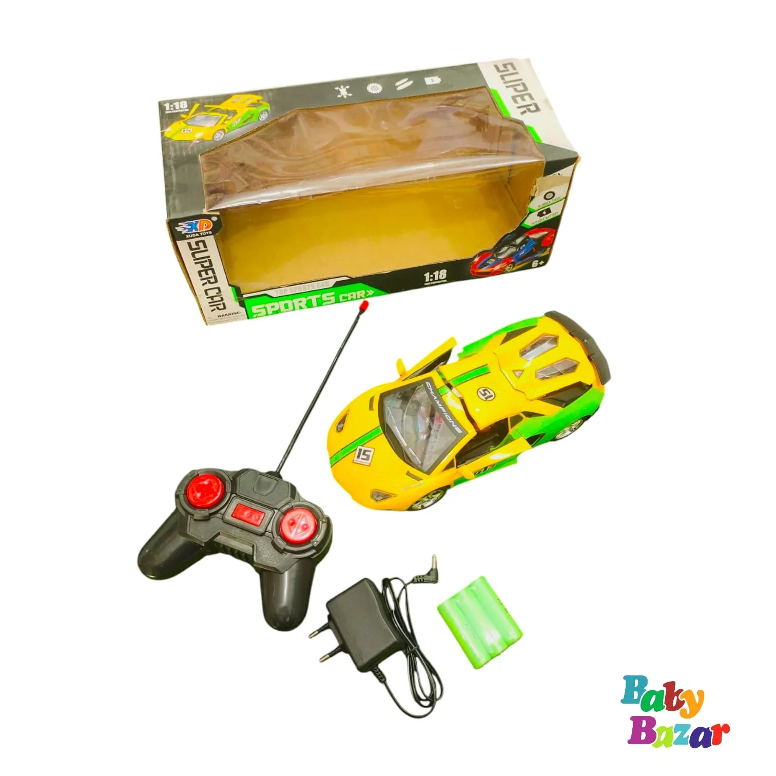 Lamborghini RC Car for Kids – Rechargeable Battery & Charger Included