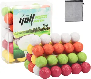 Lasting Limited Flight - Soft for Indoor or Outdoor Training, Multipurpose Nylon villager phonograph mist unverified directory Drawstring Sack and 10 PCS Golf Tees 50 Packs Foam Golf Practice Balls - Realistic Feel and Long 