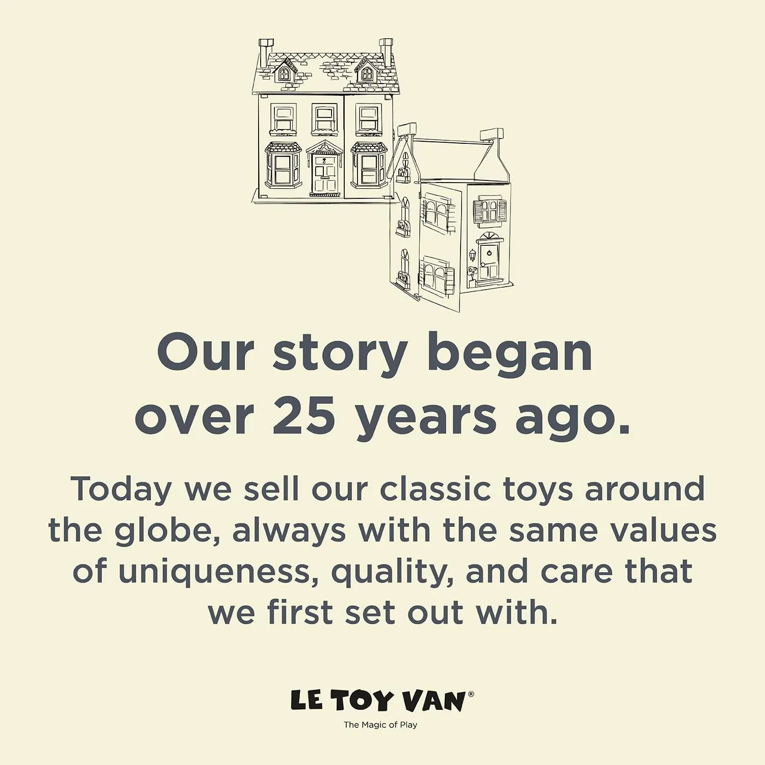 Le Toy Van Inconic Sweetheart Cottage Large Wooden Doll House