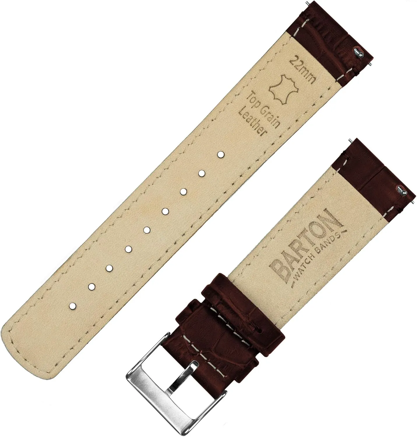 Leather invasive inviting Watch Band Gear S3 Classic Frontier Black Alligator Grain 