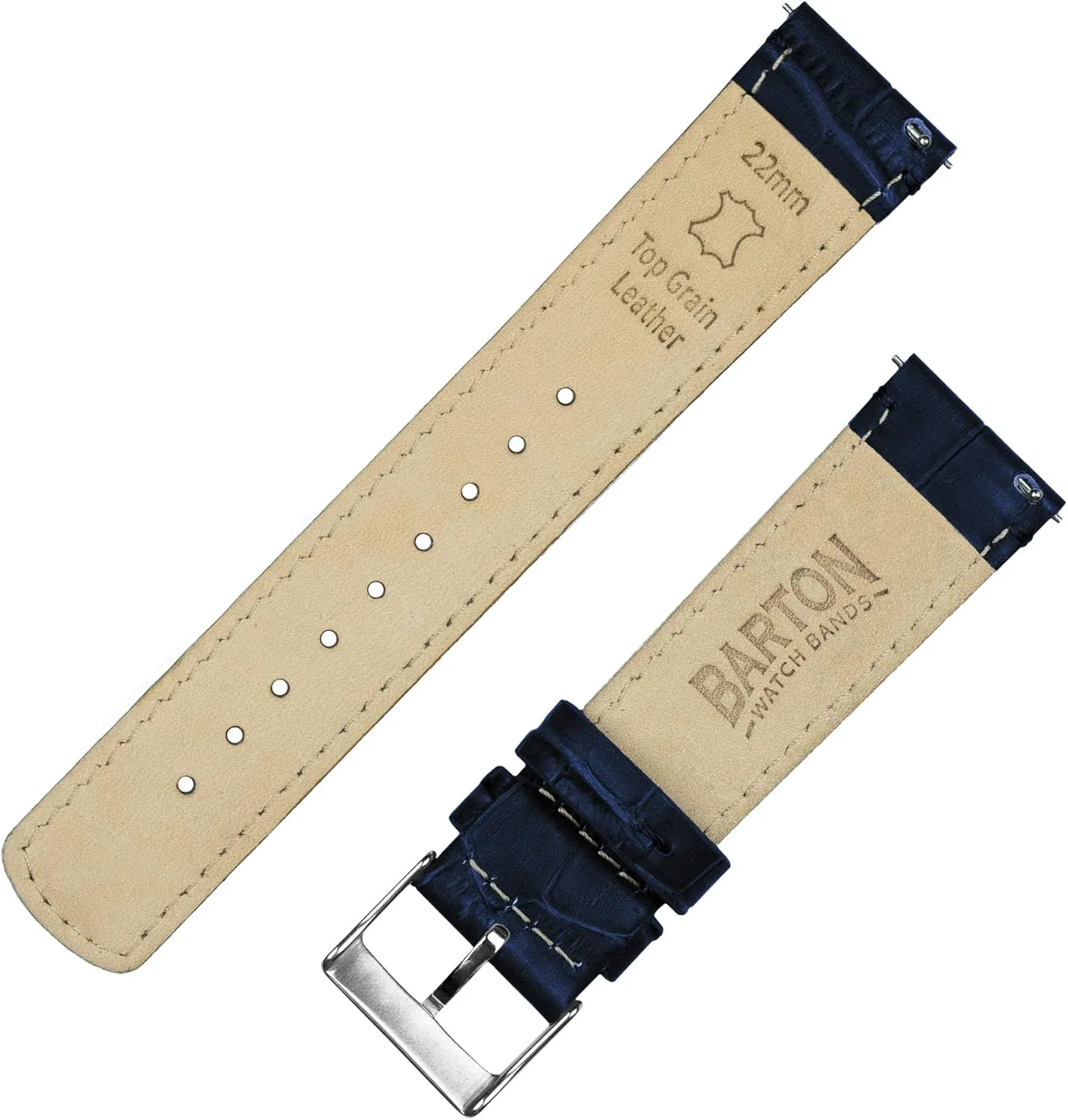 Leather package longevity incidental Watch Band Gear S3 Classic Frontier Black Alligator Grain 