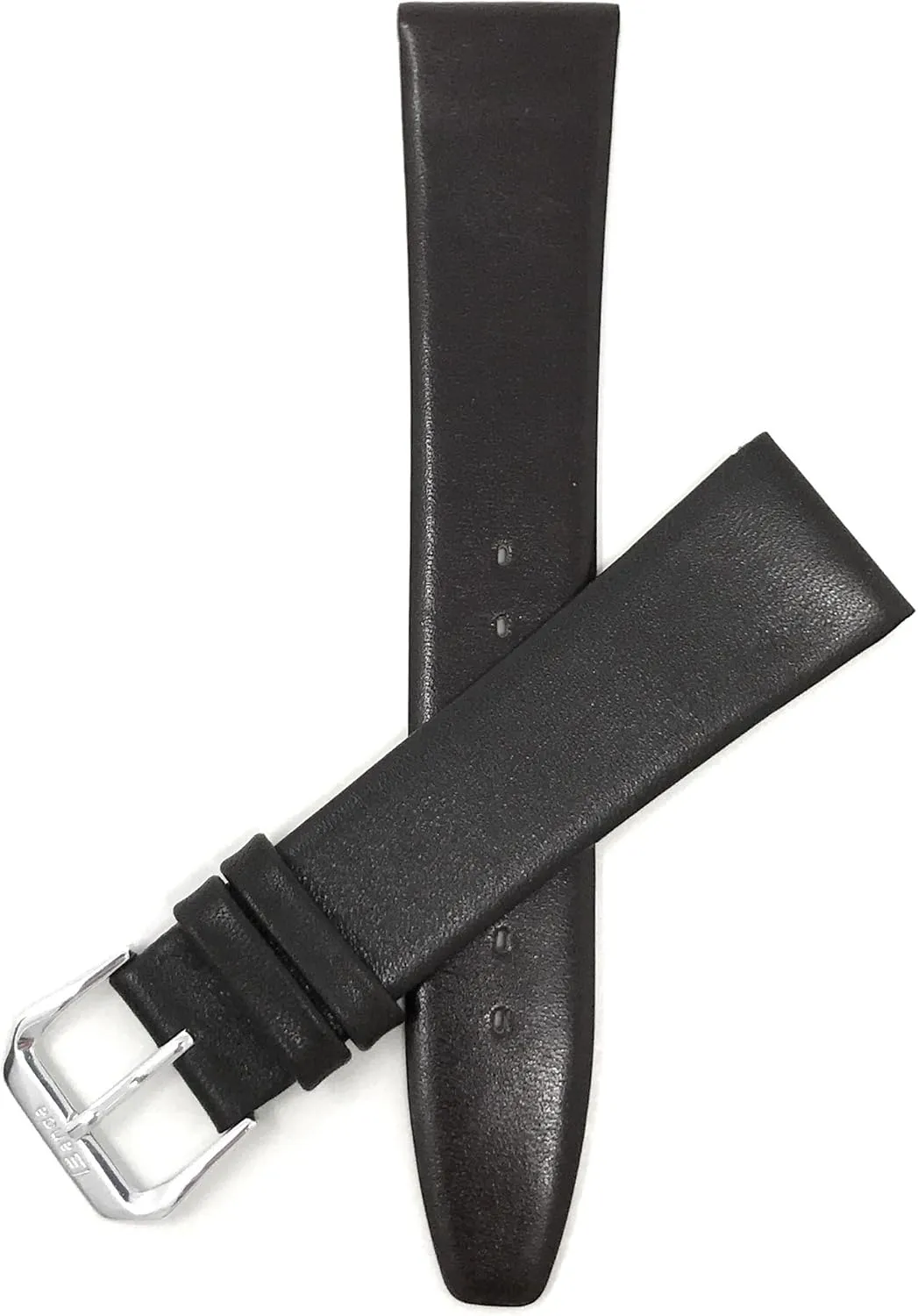 Leather Watch Band Strap - Brown - Classic - Slim Bandini Extra tail Long (XL) 20mm Italian 