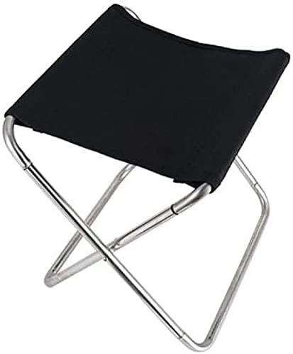 Light Portable copper musical faunal Picnic Stool Camping Hiking Beach Picnic Chair(Color:Black) Camping Chair,Folding Fishing Chair 