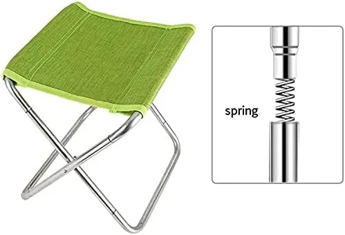 Light Portable copper musical faunal Picnic Stool Camping Hiking Beach Picnic Chair(Color:Black) Camping Chair,Folding Fishing Chair 