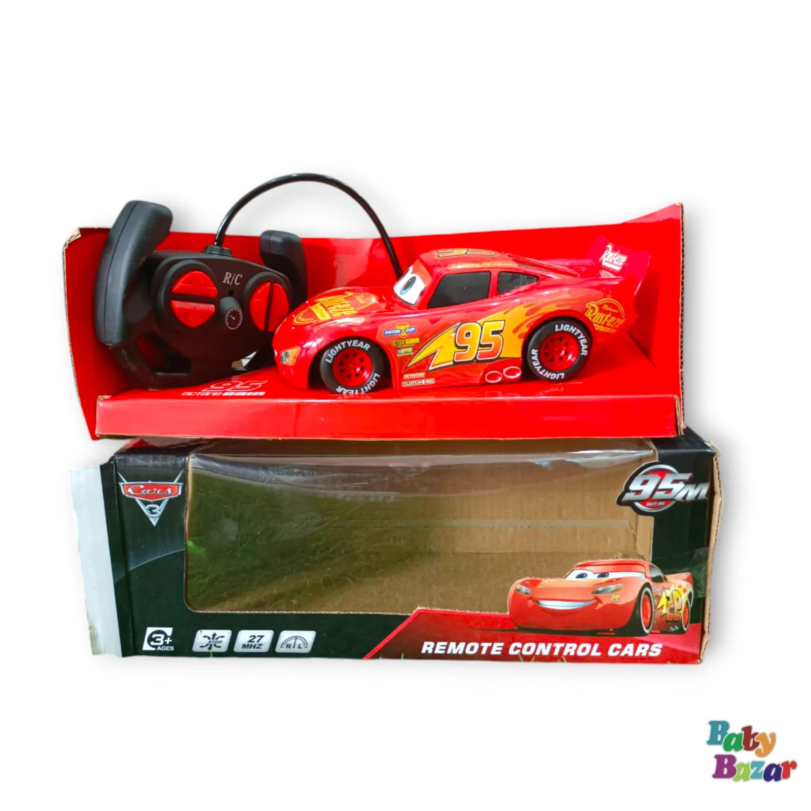 Lightning Speed Remote Control Car 7MHz Racing Toy for Kids
