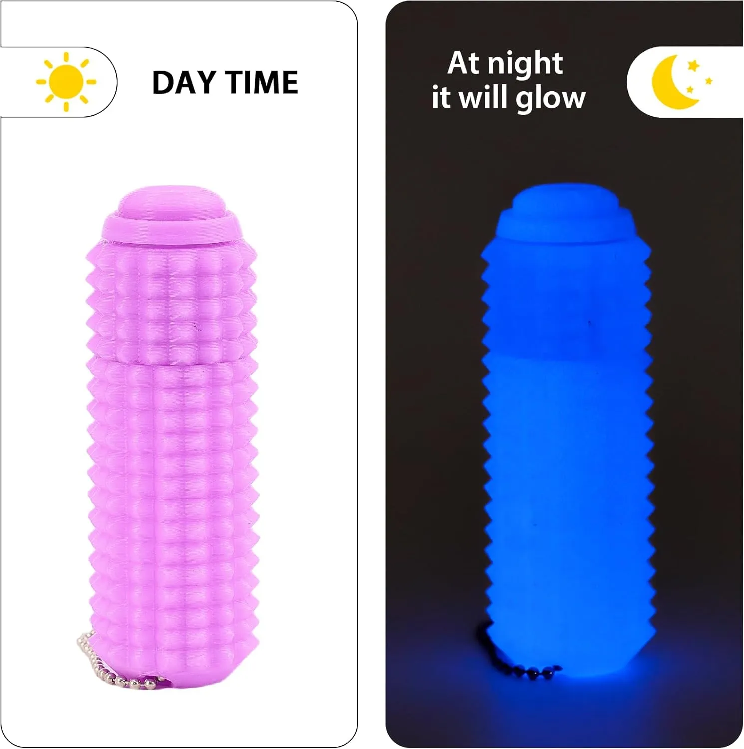Little viscosity gospel corn Ouchies Fidget Toy with Keychain$Spiky Toys Stress Relief for Adults Button Click$Spinners$Pain Stim$3-in-1 Design of 