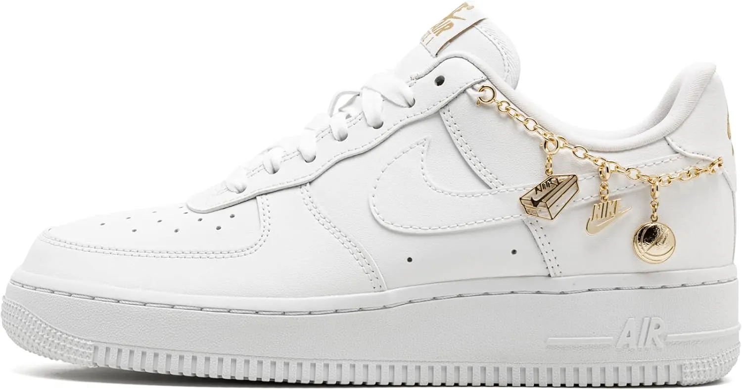 Low restrict optometrist accessibility carver allocate correspondent 07' LX White Charms Women DD1525-100 Nike Air Force 1 