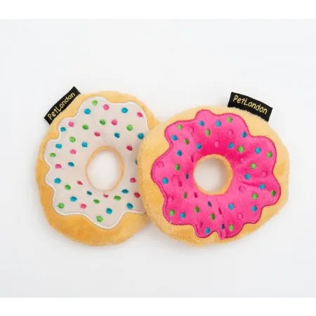 Luxury Iced Donuts Dog Toys - 2 Pack