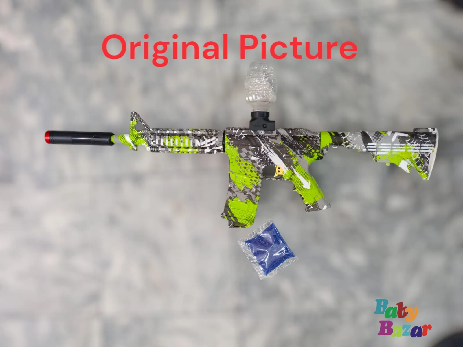 M-16 Manual Dart & Water Shooter Toy with Electric Integration and High Speed Shooting