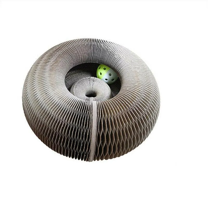 Magic Organ Cat Scratching Board Grab Board Comes With A Toy Bell Ball