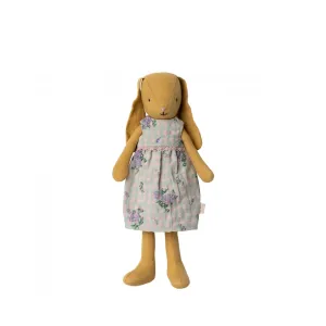 Maileg Bunny Size 2, Dusty Yellow Floral Dress