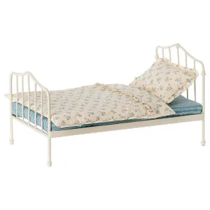 Maileg Miniature Bed, Blue