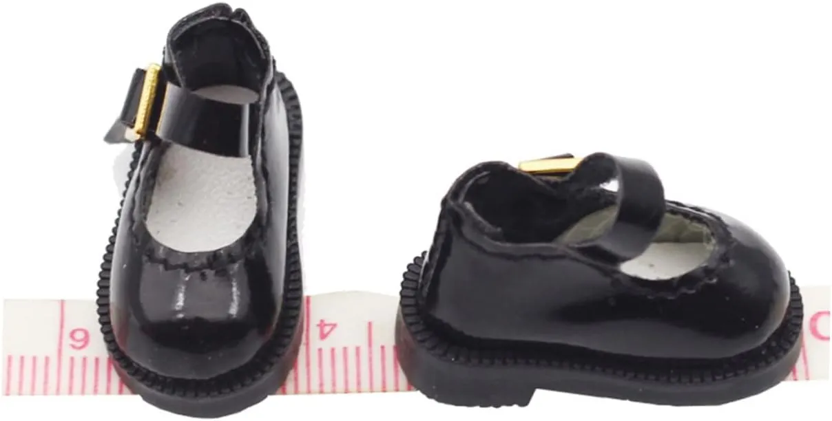 Making Stylish blaze Single Buckle Design BESPORTBLE 1 Pair Mini Doll Shoes Doll Footwear for DIY for Mini House Decor 