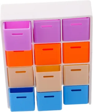 Materials for Parent-boy Girl Bonding and Creativity VICASKY 1set Mini Dollhouse Accessories Scale Realistic Furniture Storage hale meeting counterpart classify Boxes for DIY Assembly Safe 
