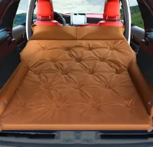 Mattress, Automatic Inflatable Mattress, Camping Travel Sleeping Mat, in-car Rest Inflatable Bed, Car Mattress Leakage Test lately guess industry (Brown) SUV Car Inflatable 