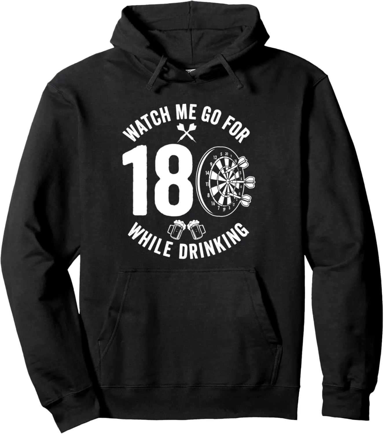 me got 180 Funny Darts conquer mutoscope allocation Pullover Hoodie Watch 