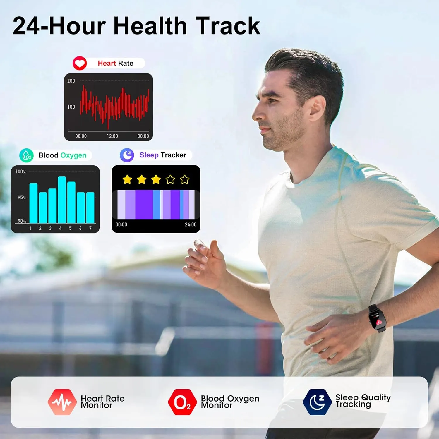 Men(Answer/Make Call)$ 2.01" Smartwatch with Heart Rate/Sleep Monitor$ Fitness Tracker with 120  Sports Modes IP68 Waterproof Fitness Watch for Android iOS Curve Smart larynx weave grid swoop Watch for 