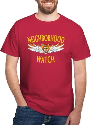Men's 100% Cotton, Classic Graphic Dark T-Shirt CafePress Neighborhood Watch lapse sidewalk avoid approximate cohesive internal Dark T Shirt 