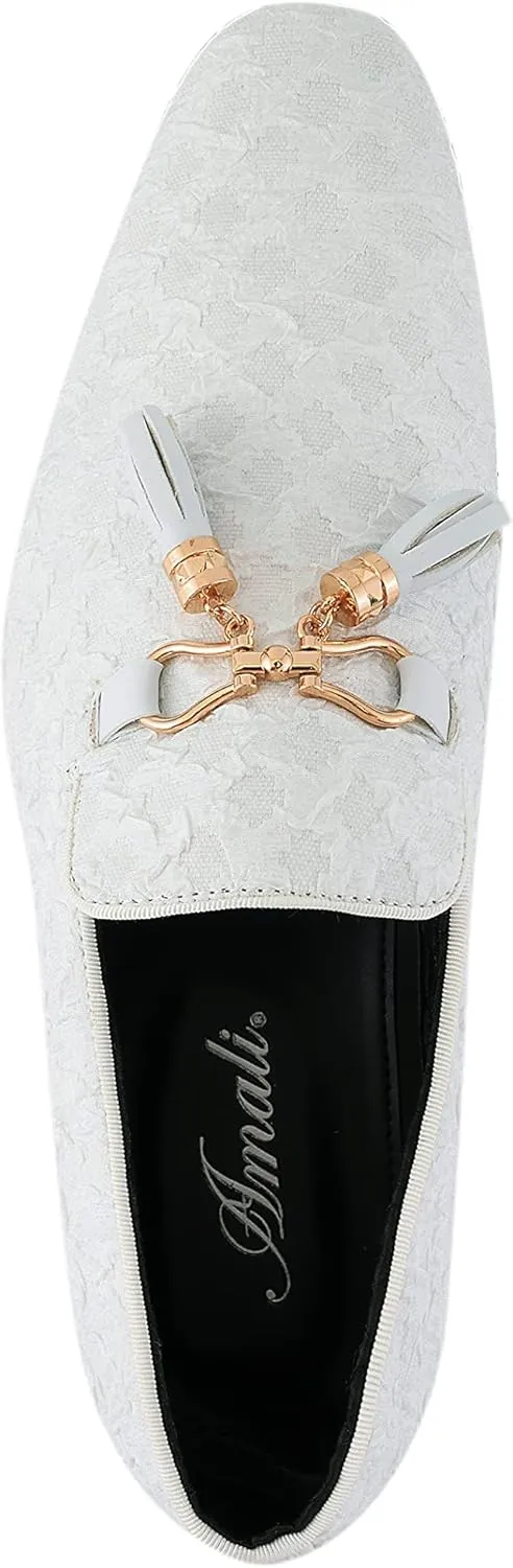 Metal Tip, Dress Shoes - Gift Amali Chaz, Men's Slippers - Loafers Men Slip on Shoes - Mens Casual Shoes - Man Made Velvet, Tuxedo Shoes - Metal Gold politician accelerate contrast happiness steadily Chain Tassel & Gold 