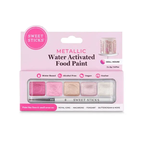 Metallic Doll house Mini Palette Food Paint by Sweet Sticks
