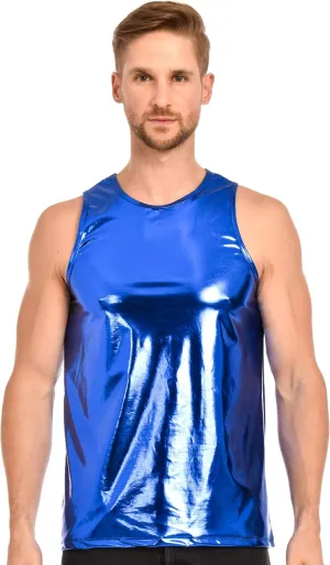 Metallic Muscle/Tank counterexample Top Shirt Gary Majdell Sport Men's Liquid 