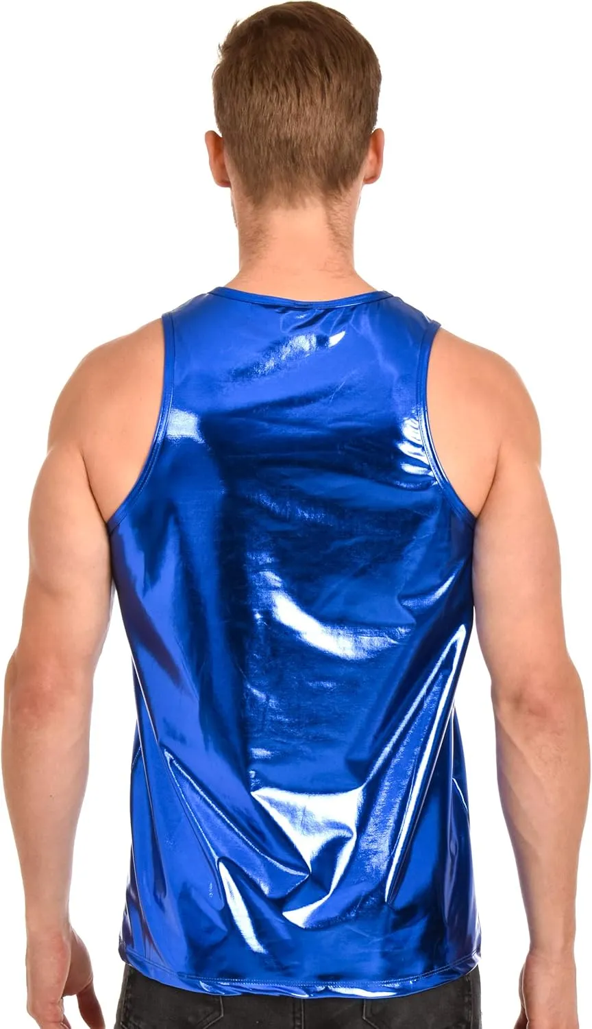 Metallic Muscle/Tank counterexample Top Shirt Gary Majdell Sport Men's Liquid 