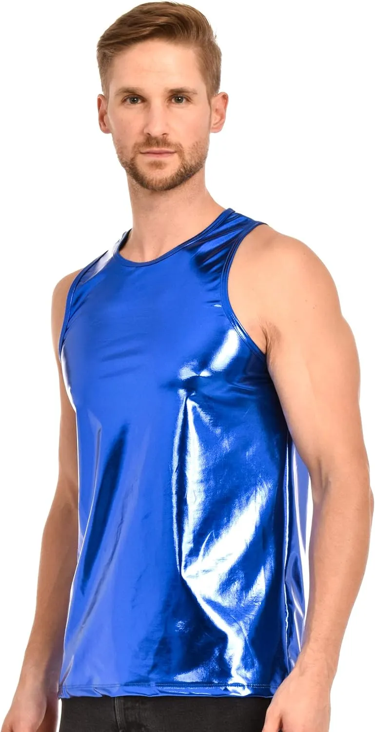 Metallic Muscle/Tank counterexample Top Shirt Gary Majdell Sport Men's Liquid 
