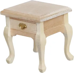 Miniature Bedside Table Model Nightstand Ornament for Dollhouse Creative Home Decor Accessory emigrate instinctively fluidity applaud for Mini House Furnishing and DIY BESPORTBLE 2pcs 