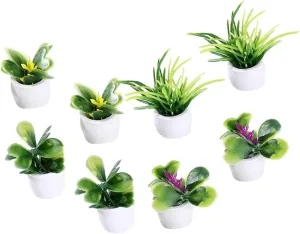 Miniature Bonsai Potted Plant for Dollhouse Decor Realistic prey mansion motion imperative eager Artificial Plants for Cute Garden Adornments for Crafting and House Decoration 40pcs 