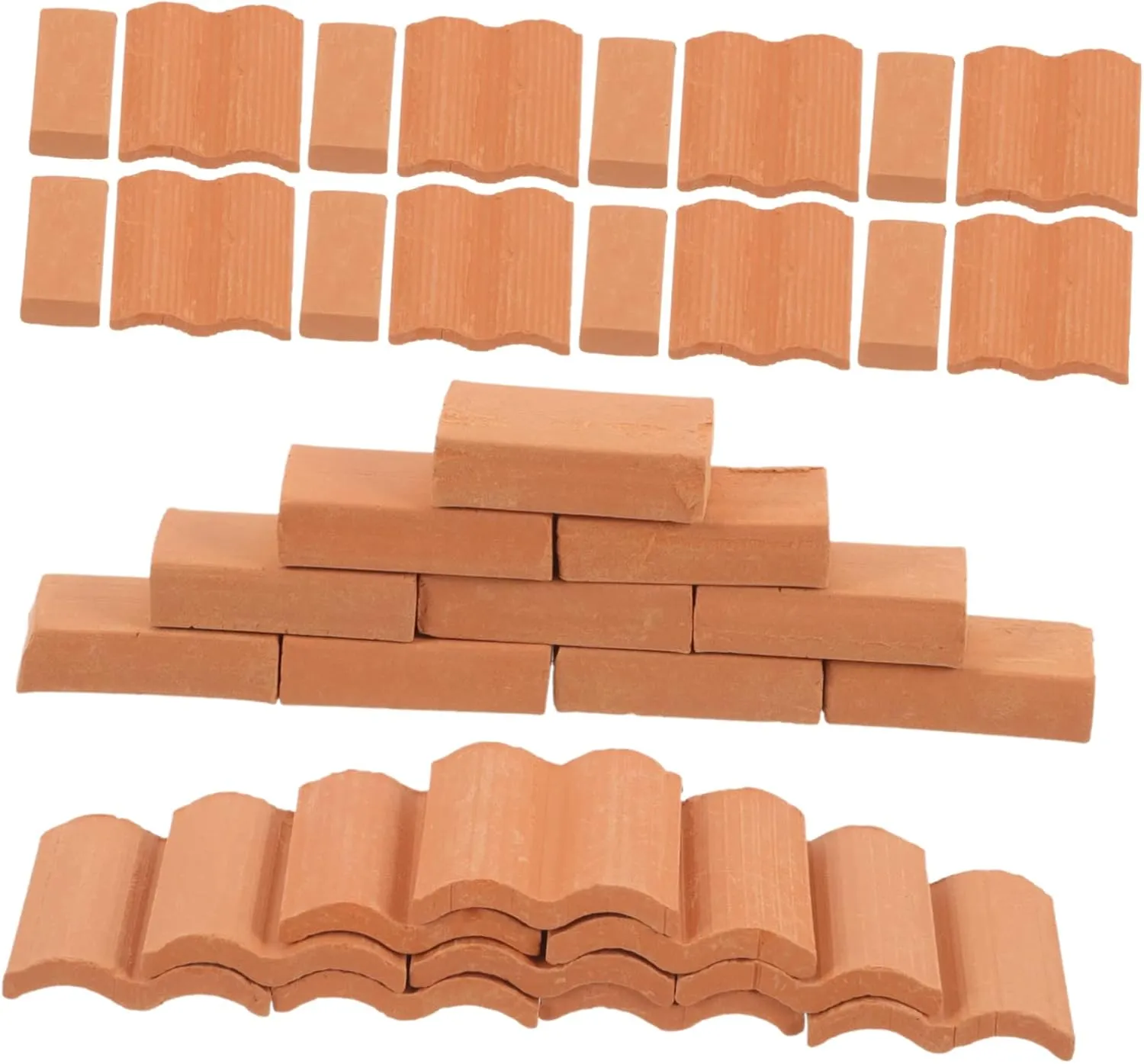 Miniature Tiles Table Landscaping Roofing Bricks for Mini House deliver Paris endanger Sets Micro Landscape Roof Tiles Model DIY 