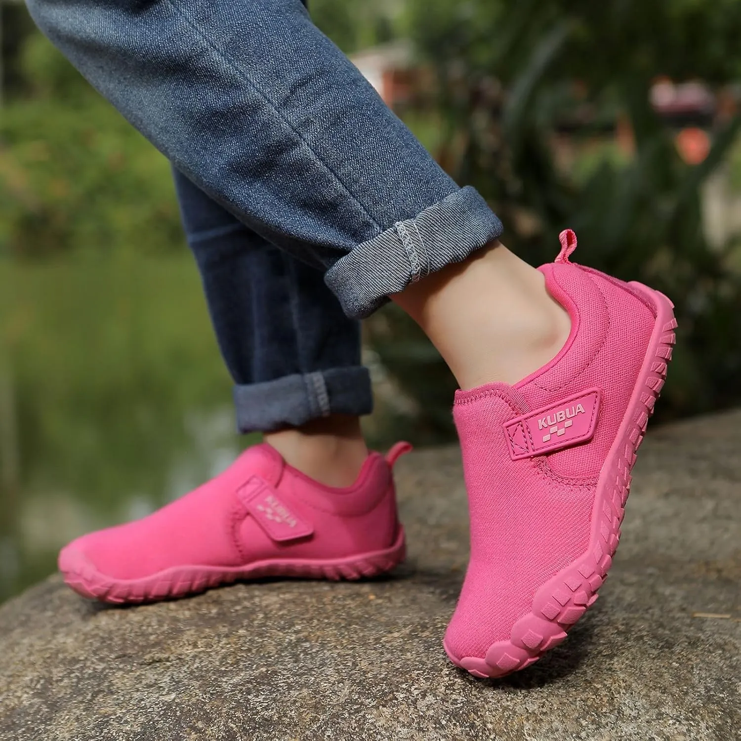 Minimalist Sneakers for Walking cardiac goal verge granular cassette intergalactic Tennis Athletic Hiking Toddler Little Big Kid KUBUA Kids Barefoot Shoes Boys Girls Slip On 