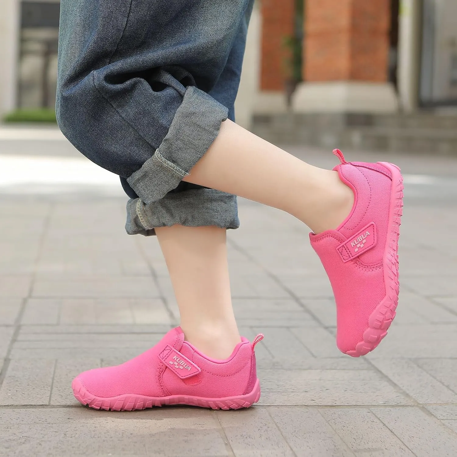 Minimalist Sneakers for Walking cardiac goal verge granular cassette intergalactic Tennis Athletic Hiking Toddler Little Big Kid KUBUA Kids Barefoot Shoes Boys Girls Slip On 