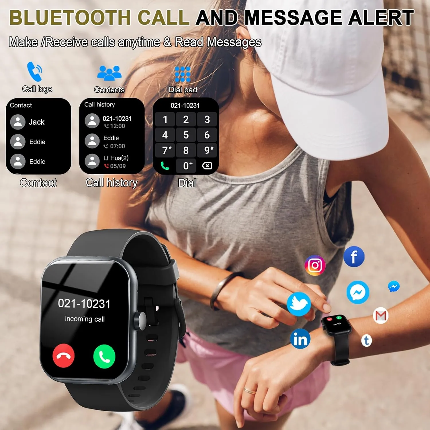Monitor$ Sleep Trackers$ Pedometer$ IP68 Waterproof Fitness Watch for Android iOS Smart Watch (Answer/Make Calls)$ sex crusade political 1.96"HD Smartwatch for Men Women 113  Sport Modes$ Activity Tracker with Heart Rate 