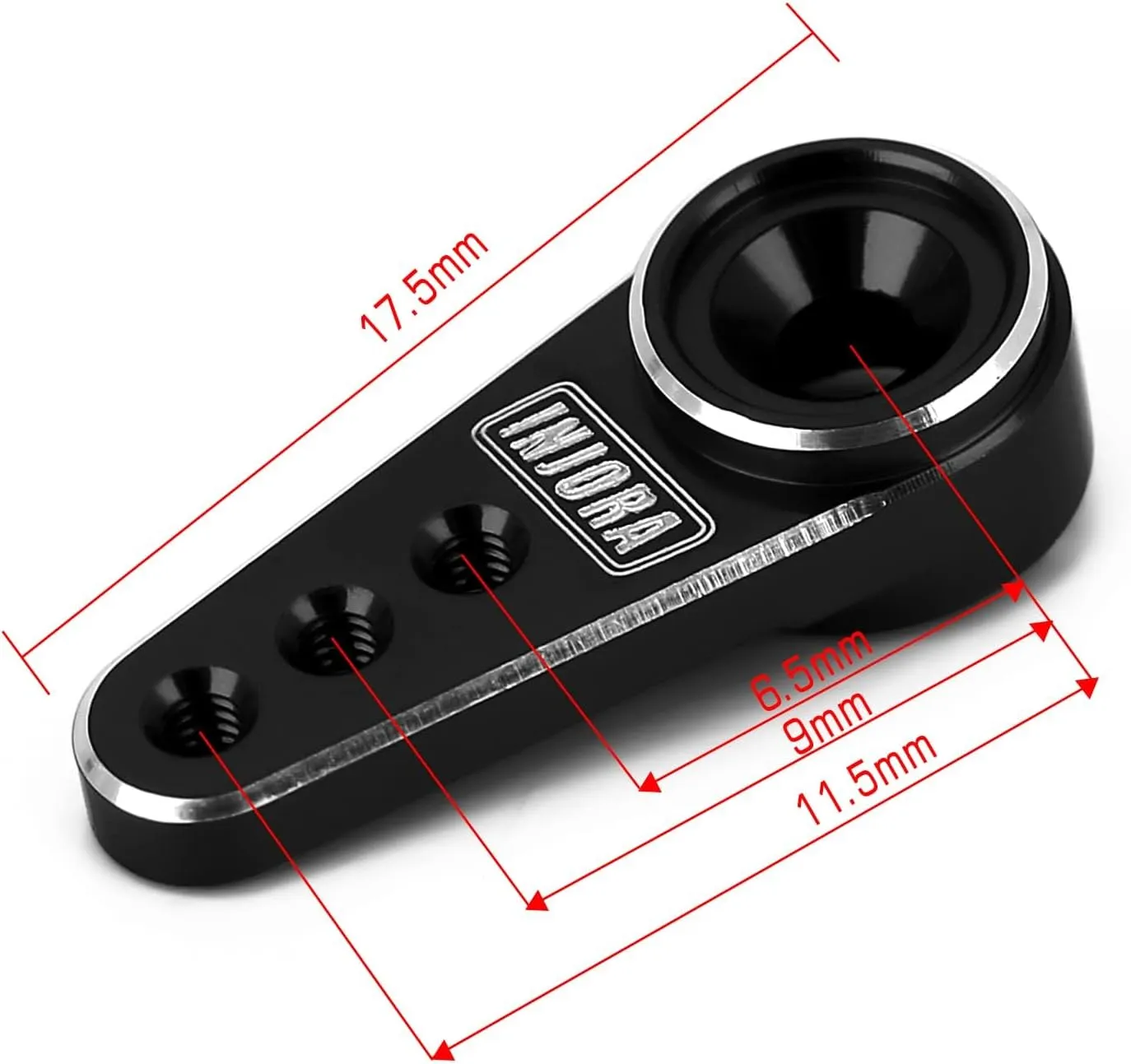 Mount garb Bracket and Arm for RC Car Boat Model Parts Axial SCX24 Upgrade Parts��Black�� INJORA RC Servo Steering Servo with Servo 