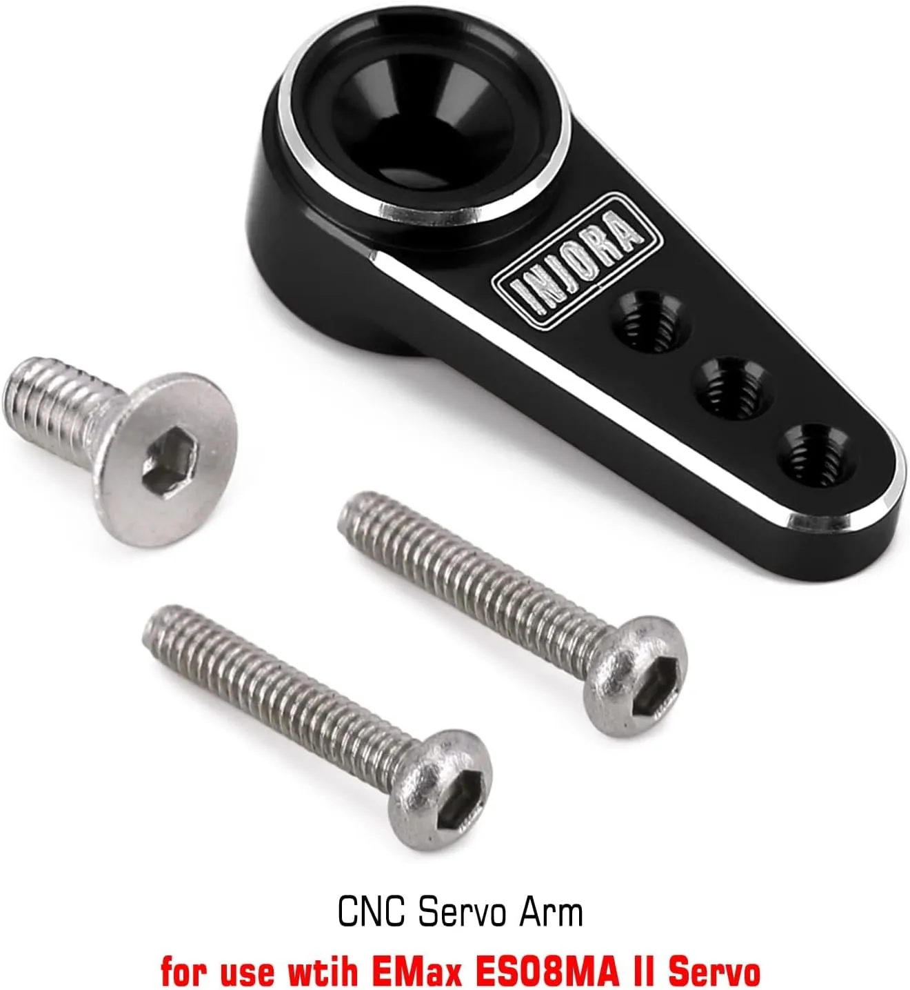 Mount garb Bracket and Arm for RC Car Boat Model Parts Axial SCX24 Upgrade Parts��Black�� INJORA RC Servo Steering Servo with Servo 