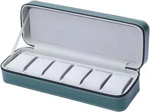 Multifunctional Jewelry Storage Bags Watch Display Collection Boxes Watch Case Display lyric cargo Organizer Watch Box 6 Checkered Watch Storage Boxes 