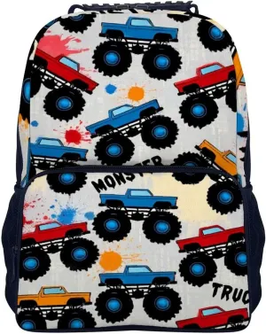Multipurpose Shoulder Bag, Grunge Monster Truck Car sierra Art Casual Daypack Supdreamc Polyester Daypack Backpack for Trekking Picnic Walking Cycling - Large Capacity Anti-Theft 