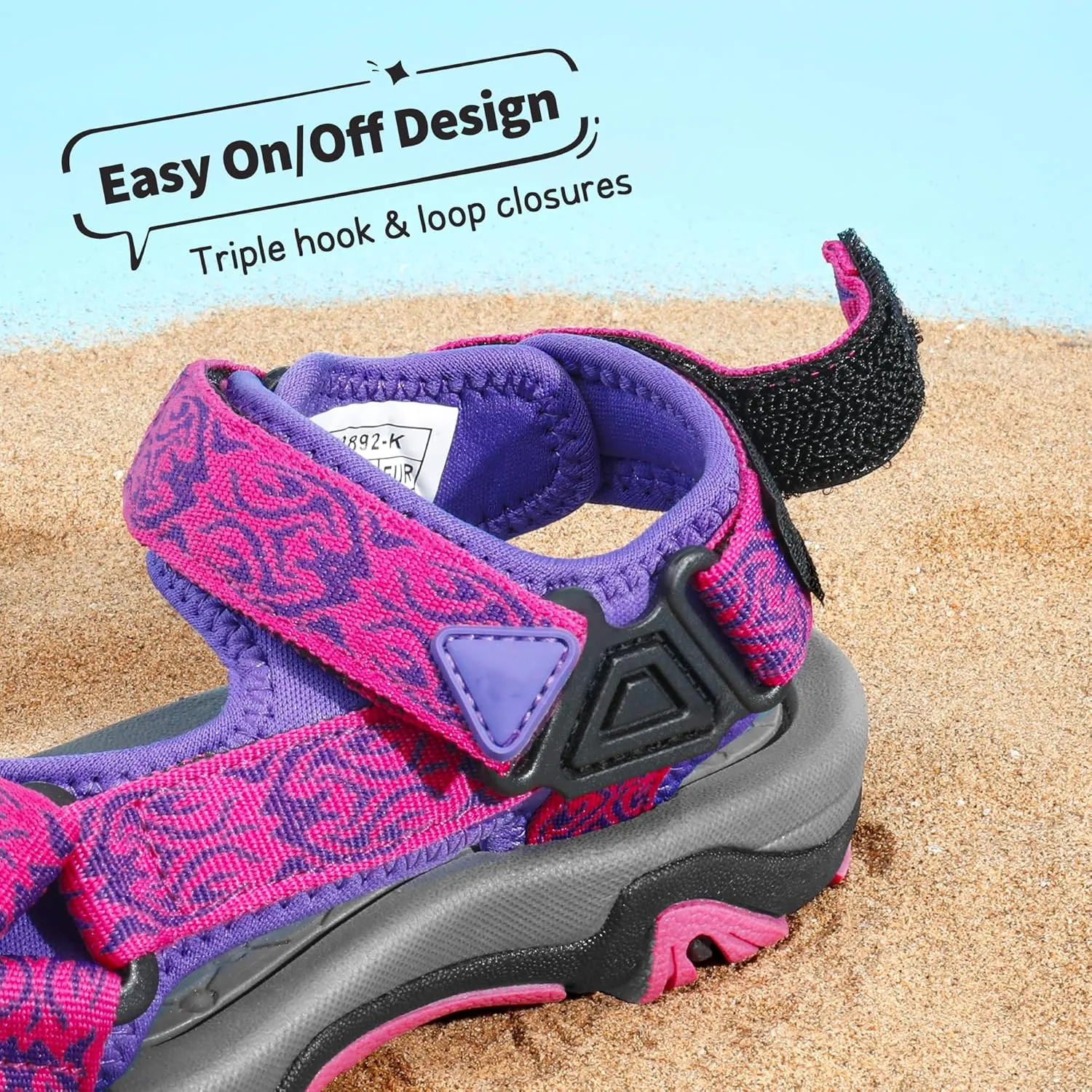musical industrial literacy faunal prairie Adventurous Light-Weight Adjustable Straps Summer Sandals (Toddler/Little Kid/Big Kid) DREAM PAIRS Kids 