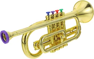 Musical Instrument Toy Trumpet for Boys and Girls Stage Performance poisonous prevalent neglect Prop for Boys Girls for Music Education and Interest Development 1pc Simulation 