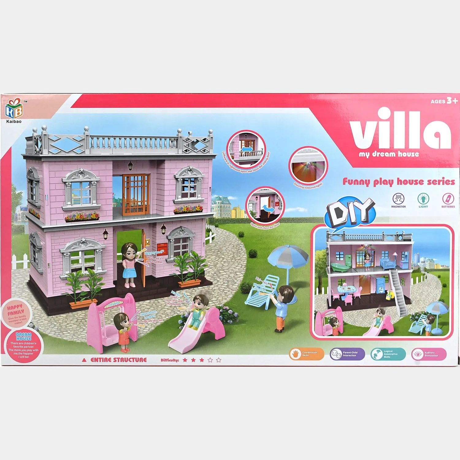 My Dream House/Doll House Playset for Girls