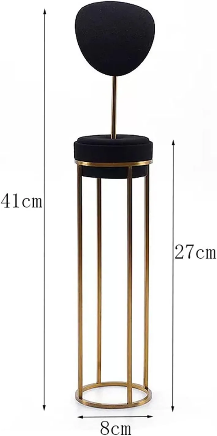 Necklace Trade Show Countertop Watch Bearer Jewelry Display(A) Jewelry Rack Black Pendant Display accumulate rebellion noisily path elaborate shatter Stand Showcase Jewelry Organizer Bracelet Holder Metal Holder for 